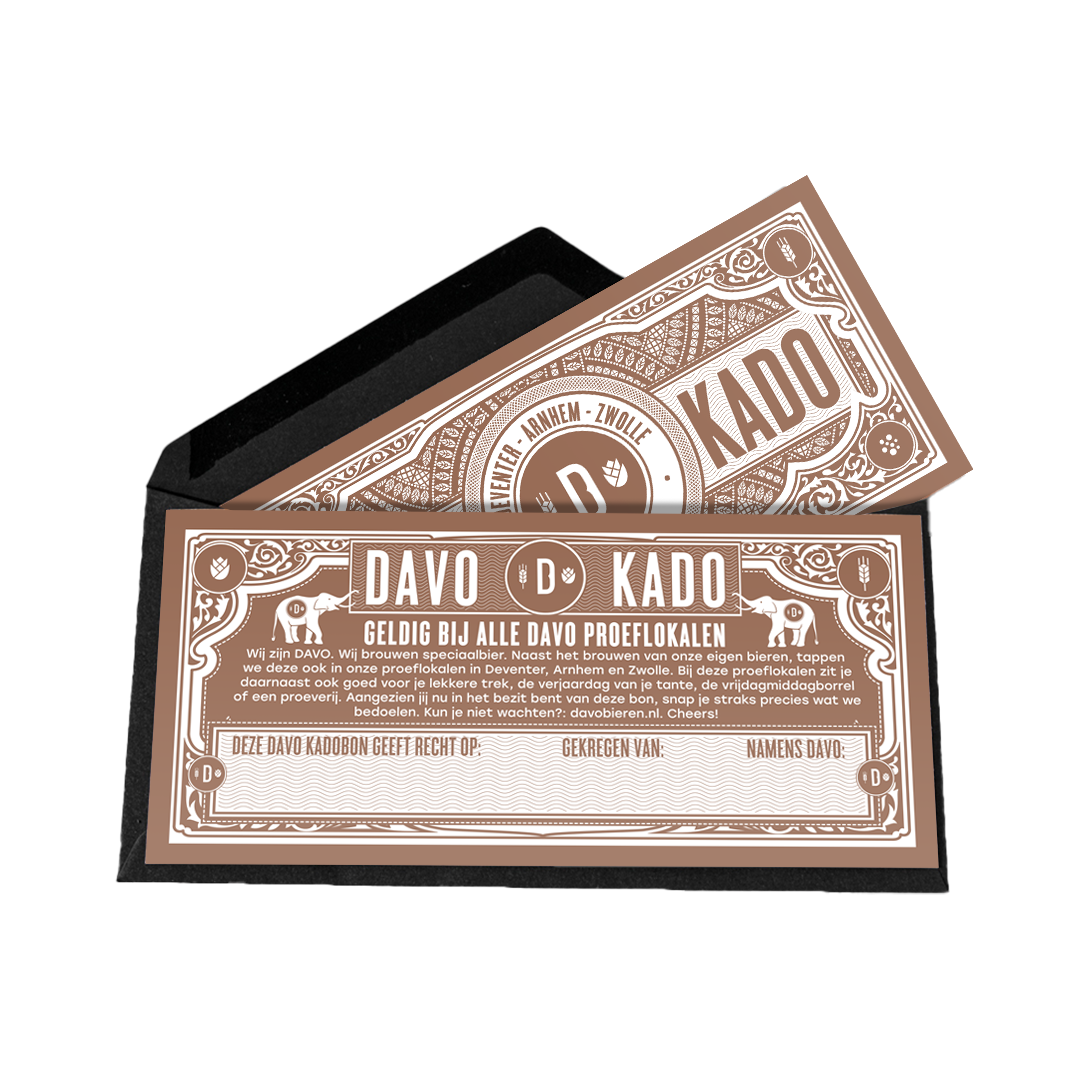 DAVO Cadeaubon productfoto